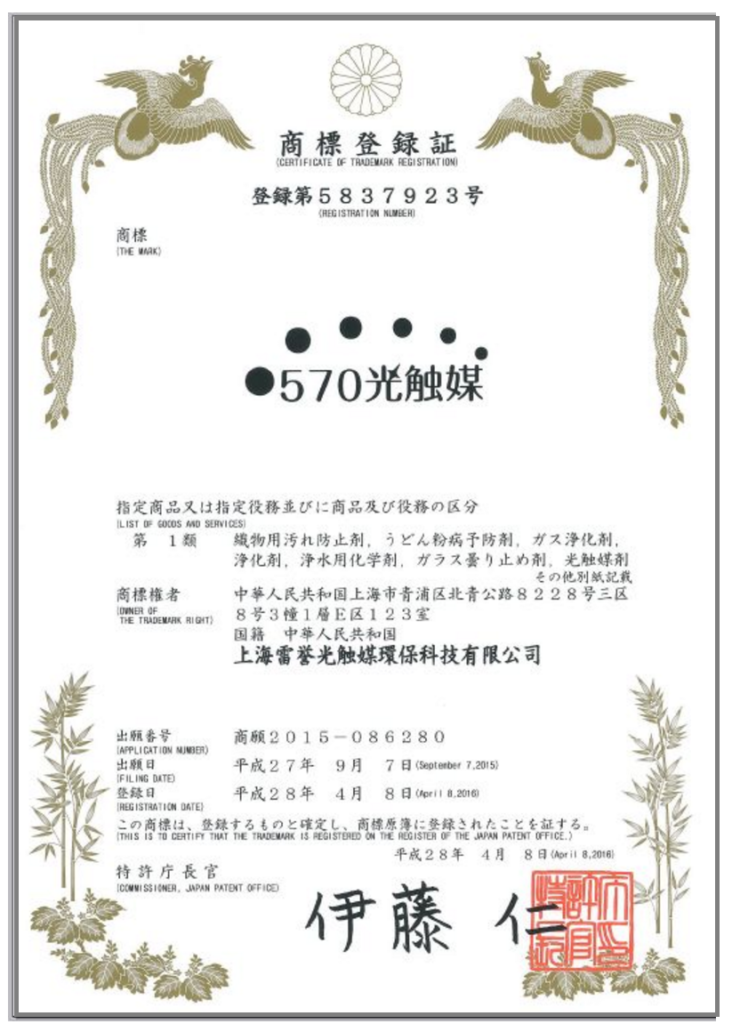 商標取得情報